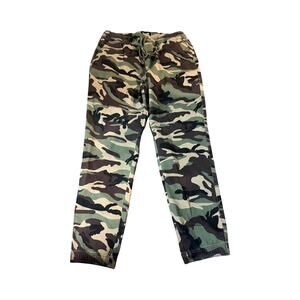 RSQ Camo Stretch Drawstring Double Pocket Jogger Pants Size Large NWT